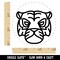 Tiger Head Icon Self-Inking Rubber Stamp for Stamping Crafting Planners